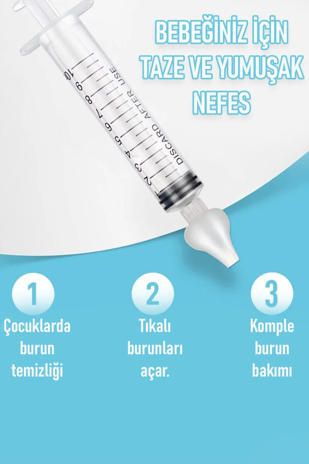 Bebek Burun Temizleme Enjektörü